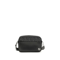 Fendi FF leather and canvas Shoulder Bag - Cross Body Bags