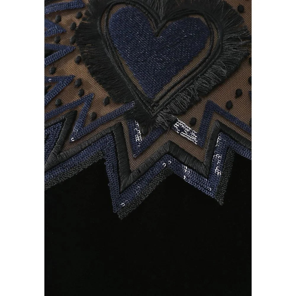 Fendi Fur Trim Velvet Midi Dress - 40 - Dresses