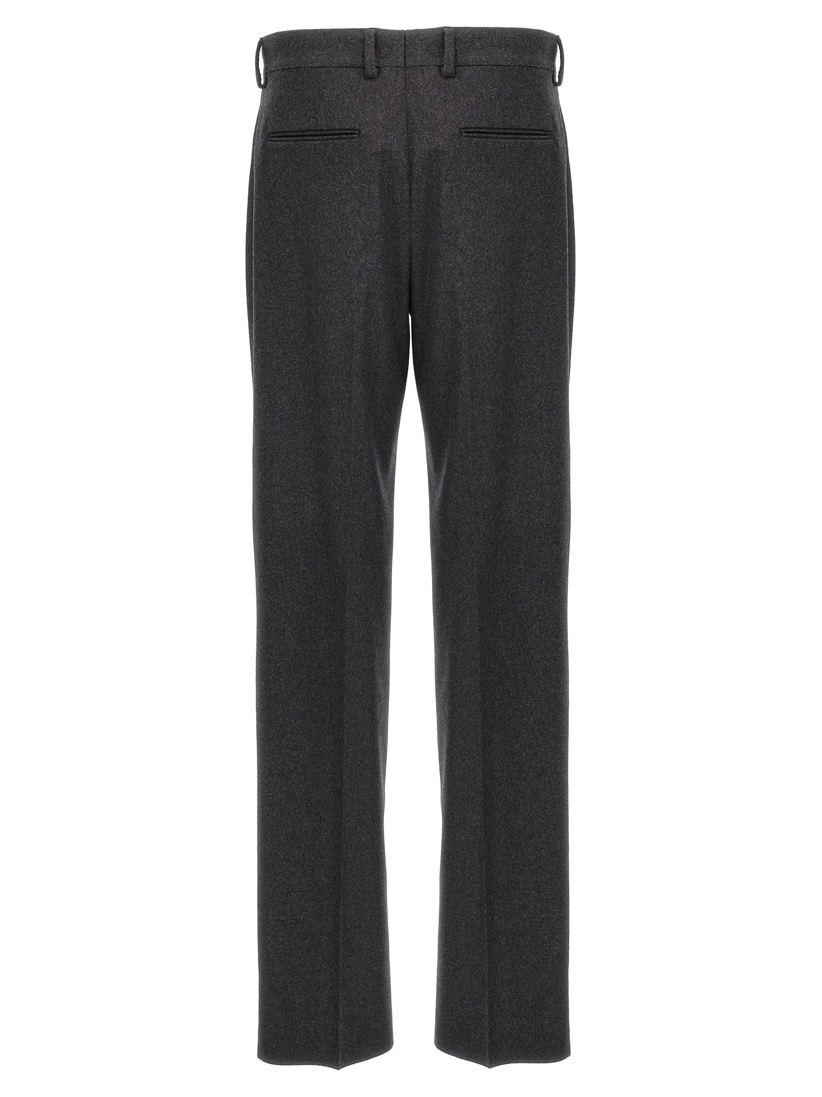 Fendi Gray Cashmere Casual Pants