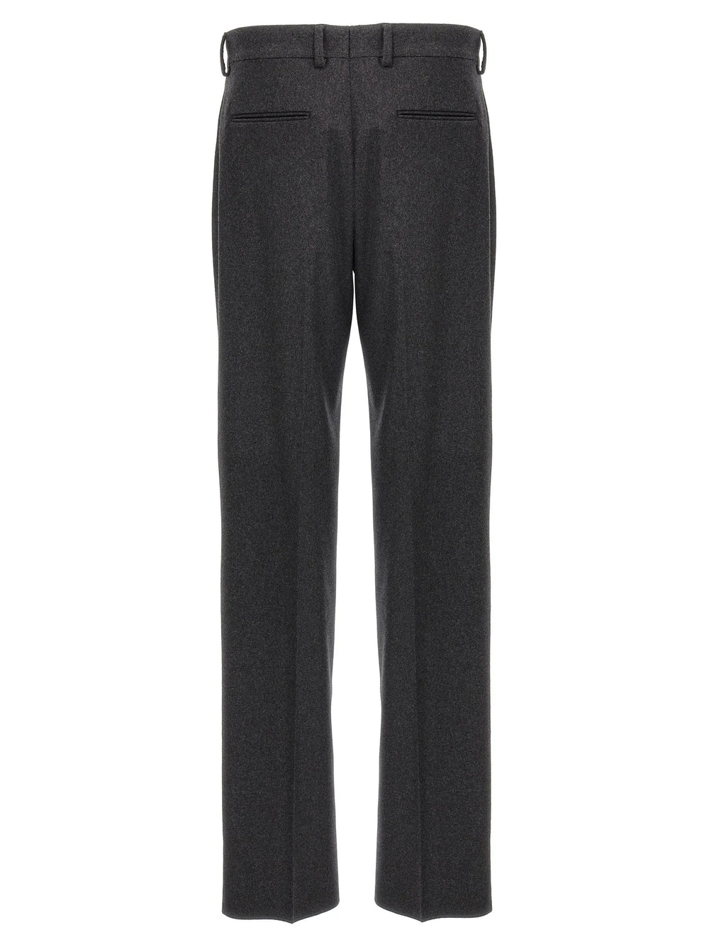 Fendi Gray Cashmere Casual Pants