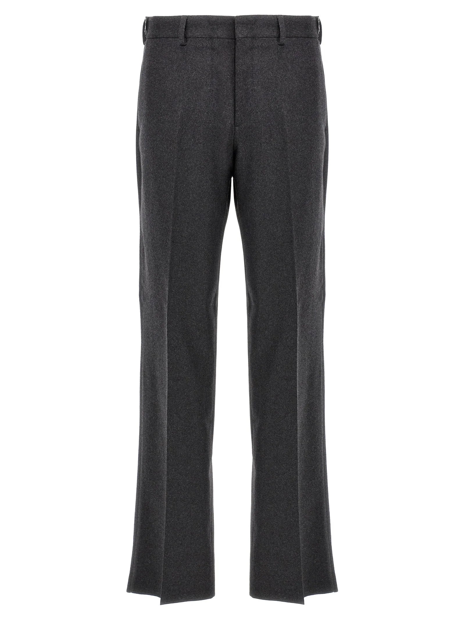 Fendi Gray Cashmere Casual Pants