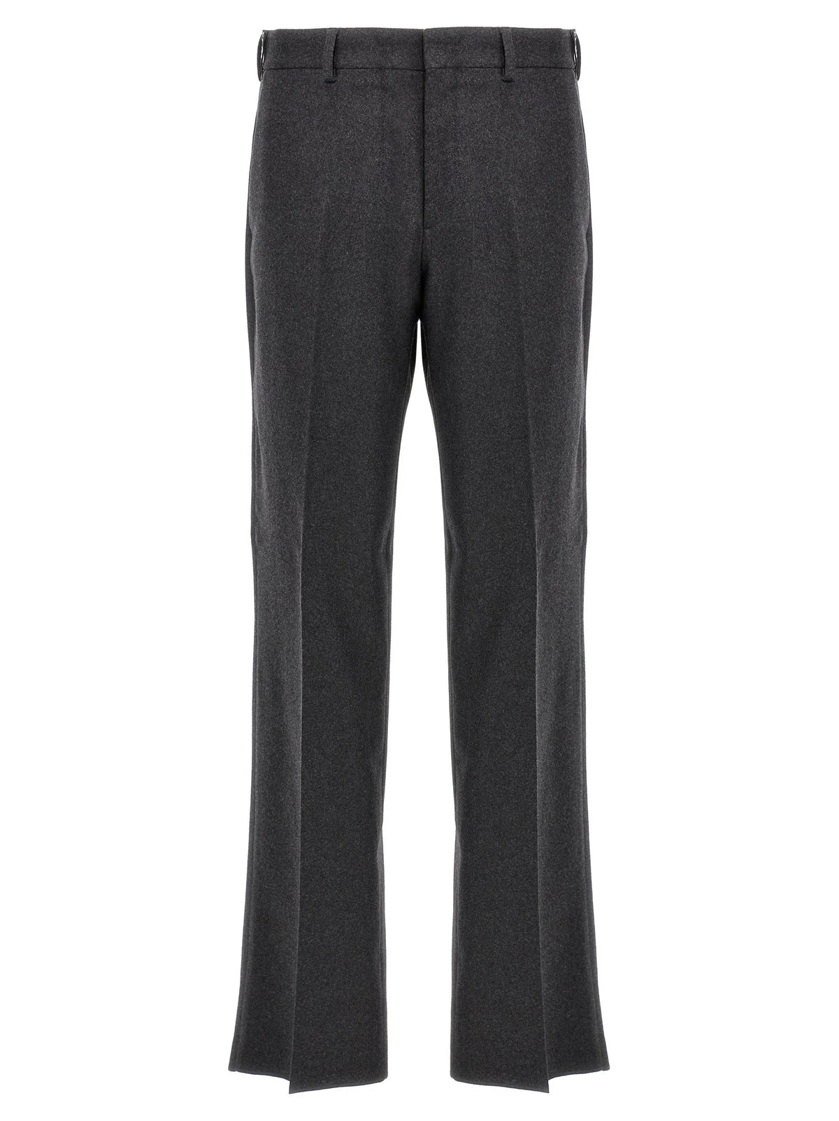 Fendi Gray Cashmere Casual Pants