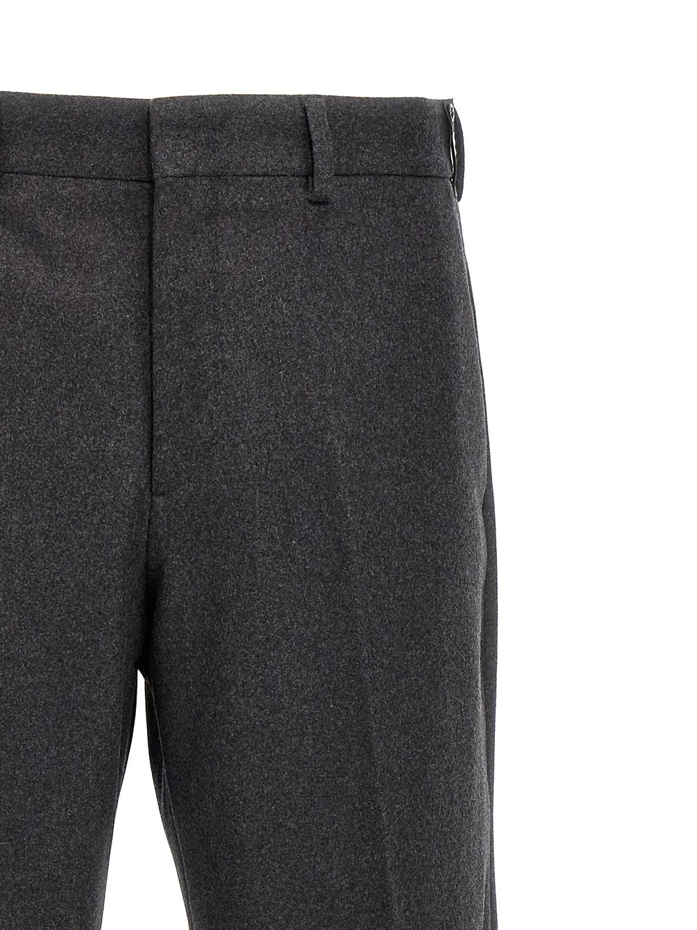 Fendi Gray Cashmere Casual Pants