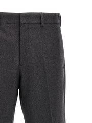 Fendi Gray Cashmere Casual Pants