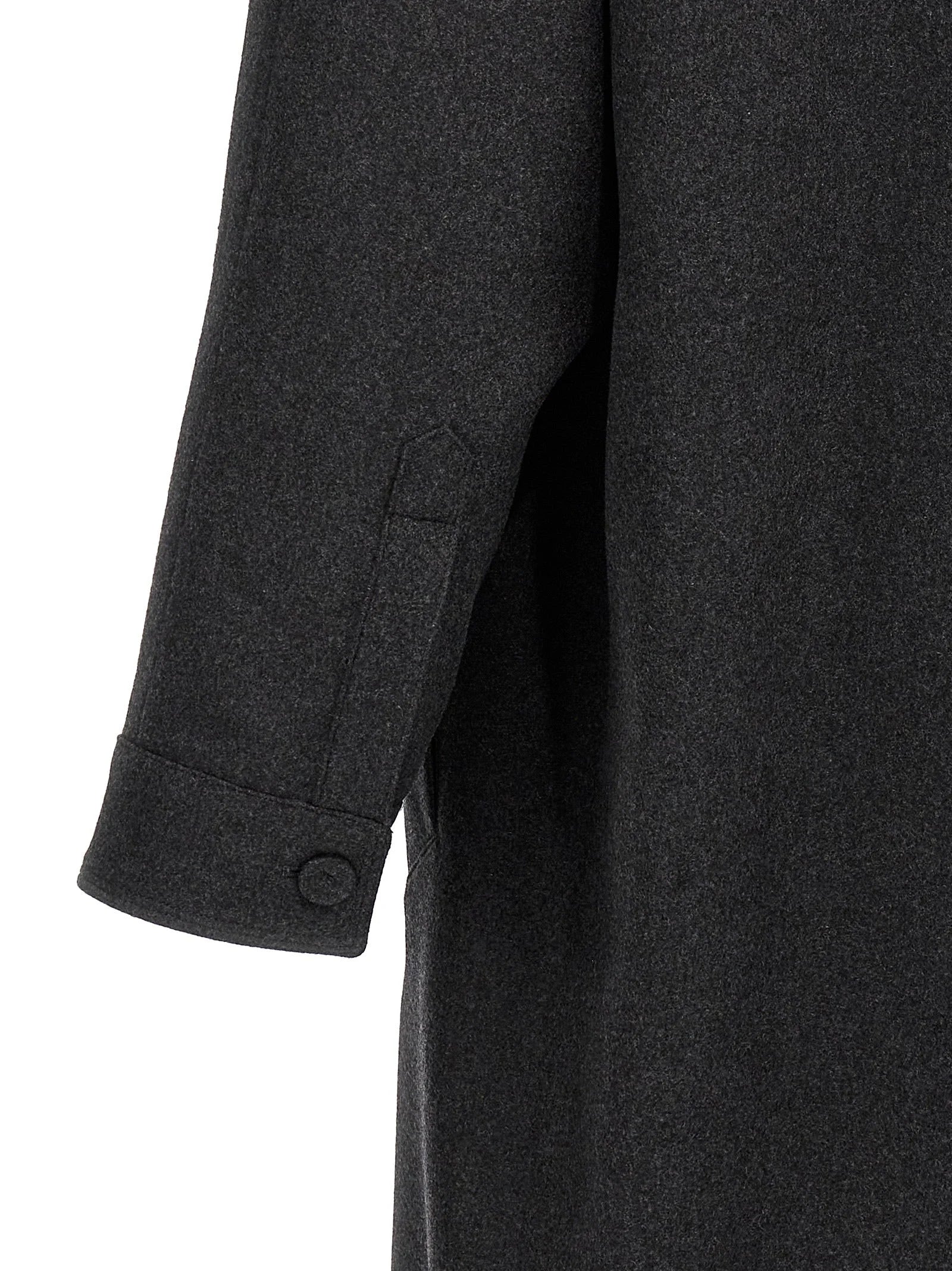 Fendi Gray Cashmere Coat