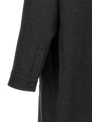 Fendi Gray Cashmere Coat