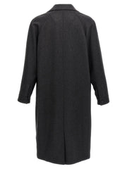 Fendi Gray Cashmere Coat
