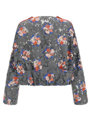 Fendi Gray Cotton Blazer