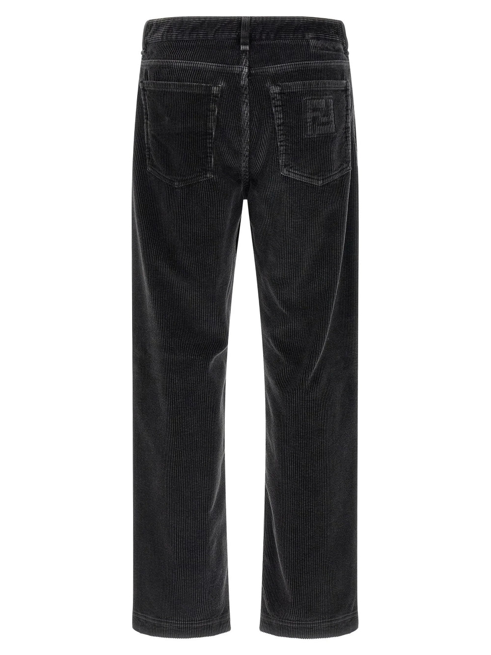 Fendi Gray Cotton Casual Pants - W32