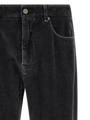 Fendi Gray Cotton Casual Pants - W32