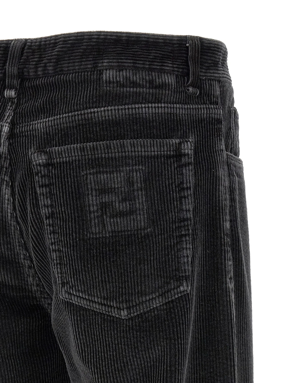 Fendi Gray Cotton Casual Pants - W32