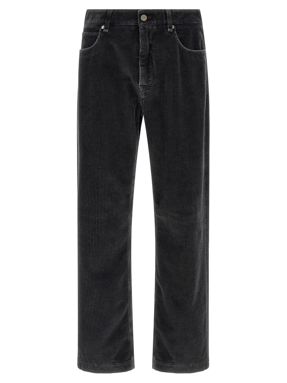 Fendi Gray Cotton Casual Pants - W32