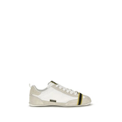 Fendi Gray Fabric Athletic Sneakers