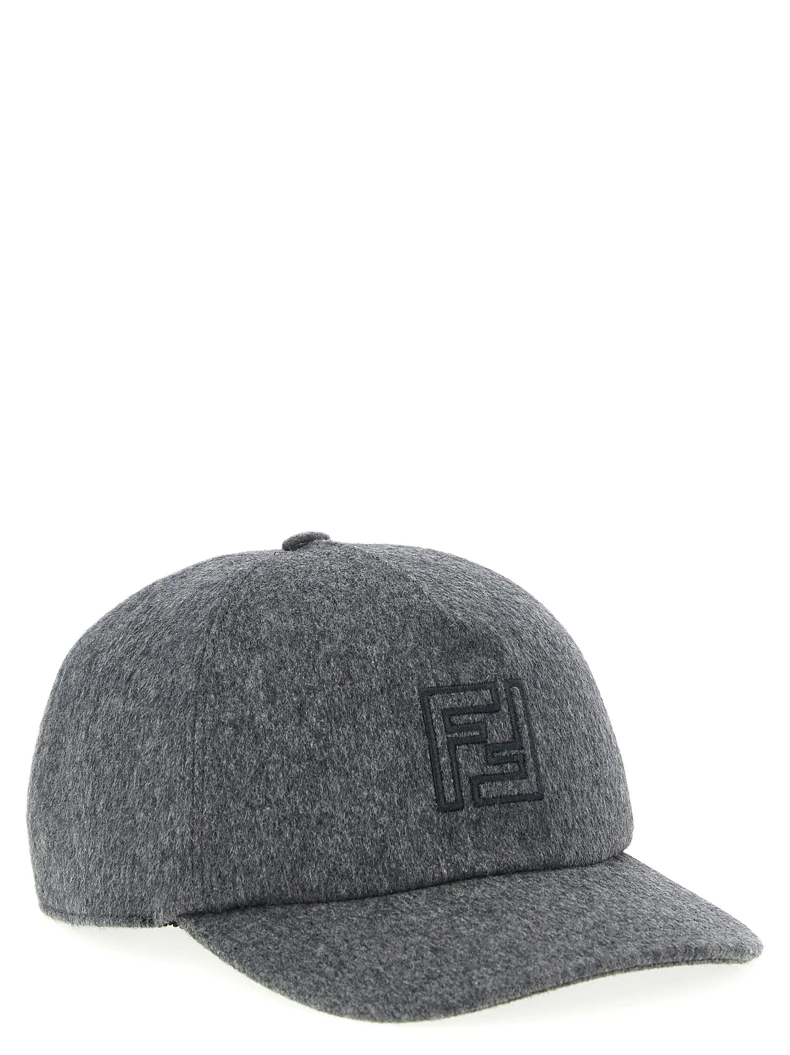 Fendi Gray Wool Cap (Baseball Hat) - UNI