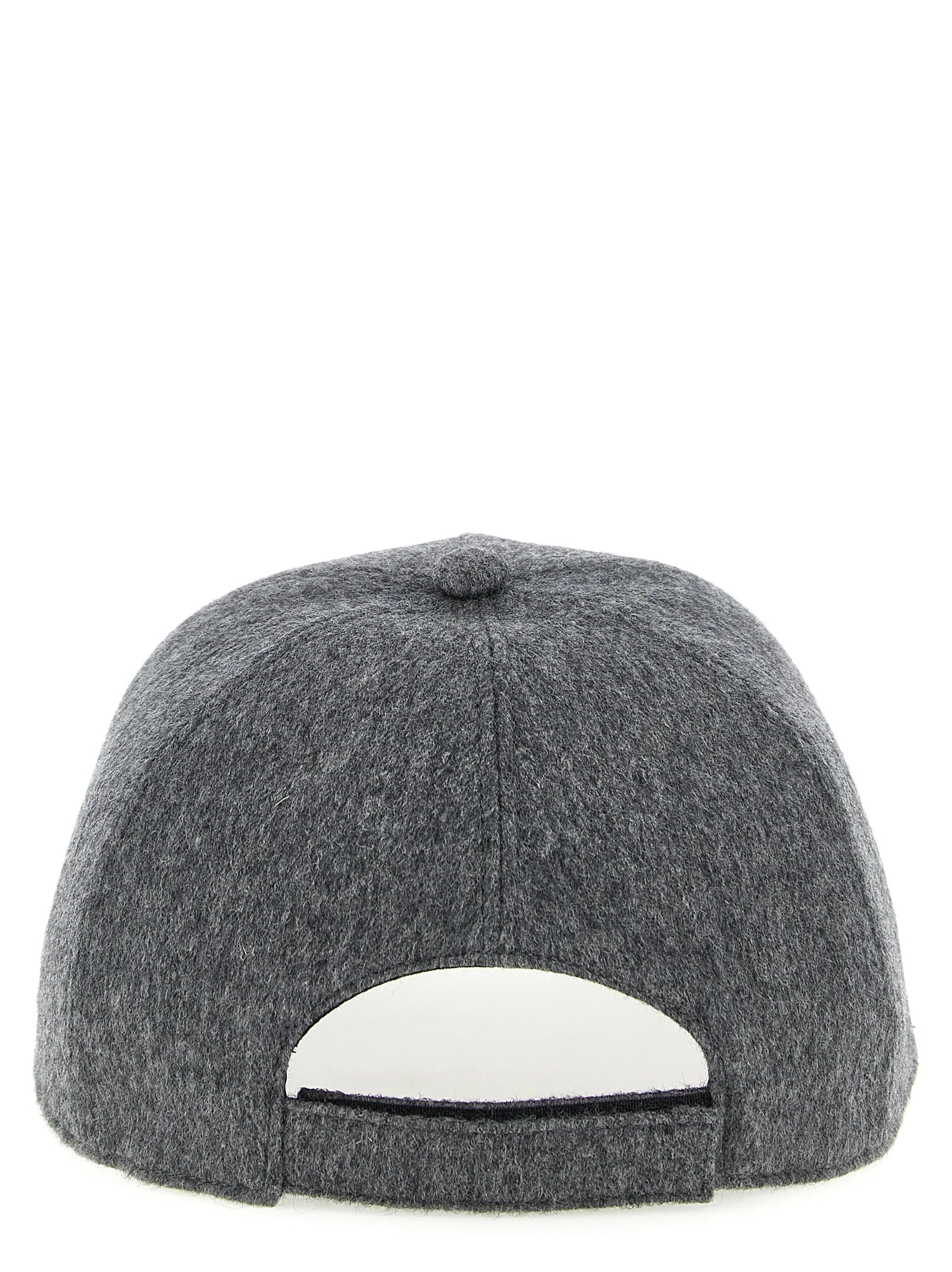 Fendi Gray Wool Cap (Baseball Hat) - UNI