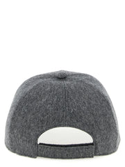 Fendi Gray Wool Cap (Baseball Hat) - UNI
