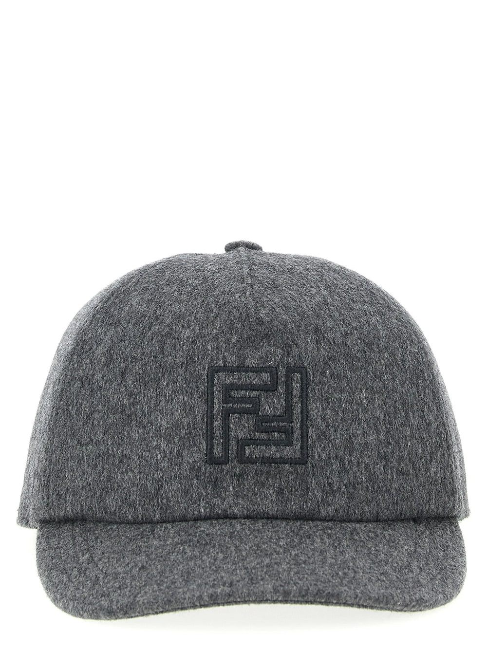 Fendi Gray Wool Cap (Baseball Hat) - UNI