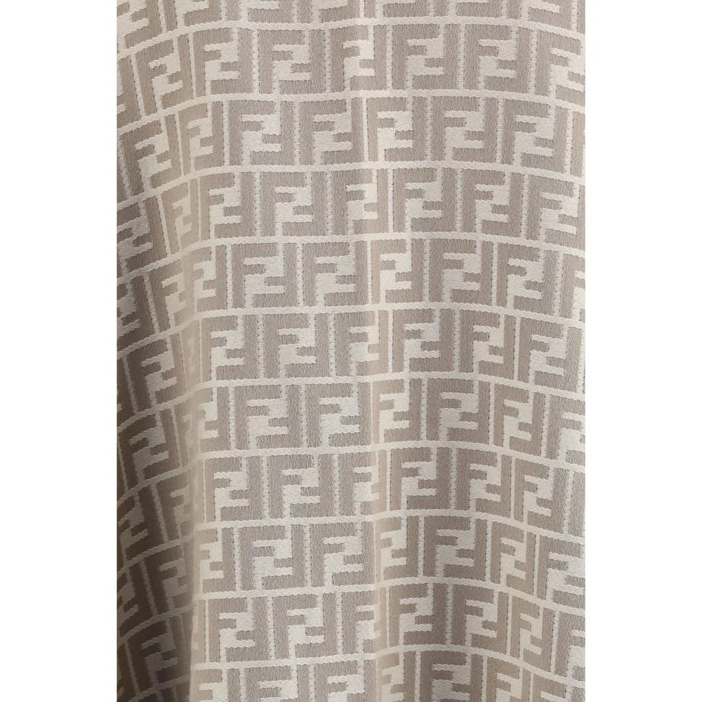 Fendi Gray Wool Scarf