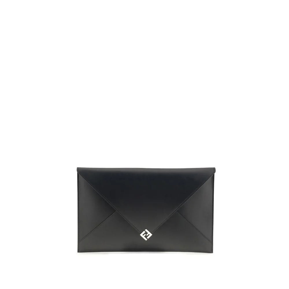 Fendi Large Squared FF Pouch - Envelope Clutches