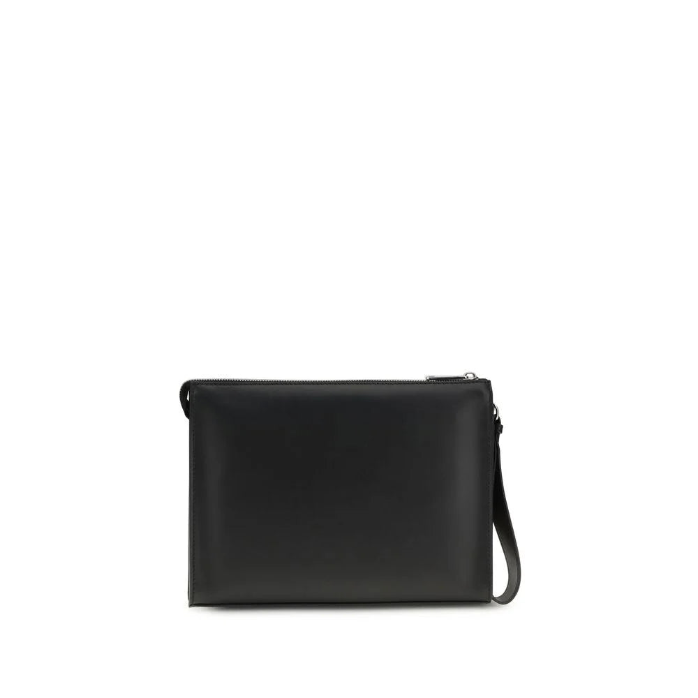 Fendi Leather FF canvas Pouch - Clutch Bags