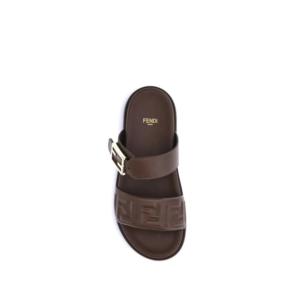 Fendi Logoed Sandals - EU36/US6