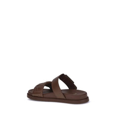 Fendi Logoed Sandals - EU36/US6