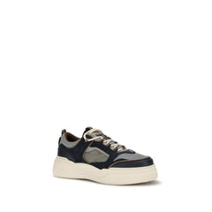 Fendi Mehrfarbiges Kalbshirn Bos Taurus Sportschuhe