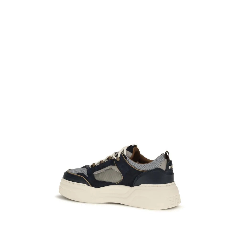 Fendi Mehrfarbiges Kalbshirn Bos Taurus Sportschuhe