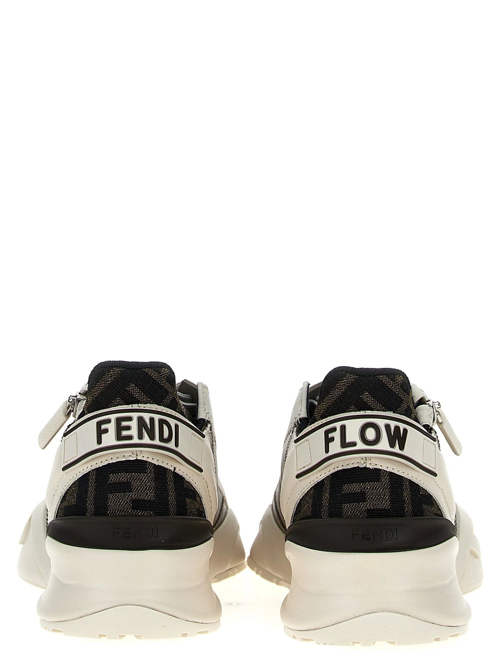 Fendi Multicolor Calf Leather Bos Taurus Athletic Sneakers - EU36/US6