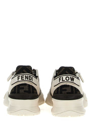 Fendi Multicolor Calf Leather Bos Taurus Athletic Sneakers - EU36/US6