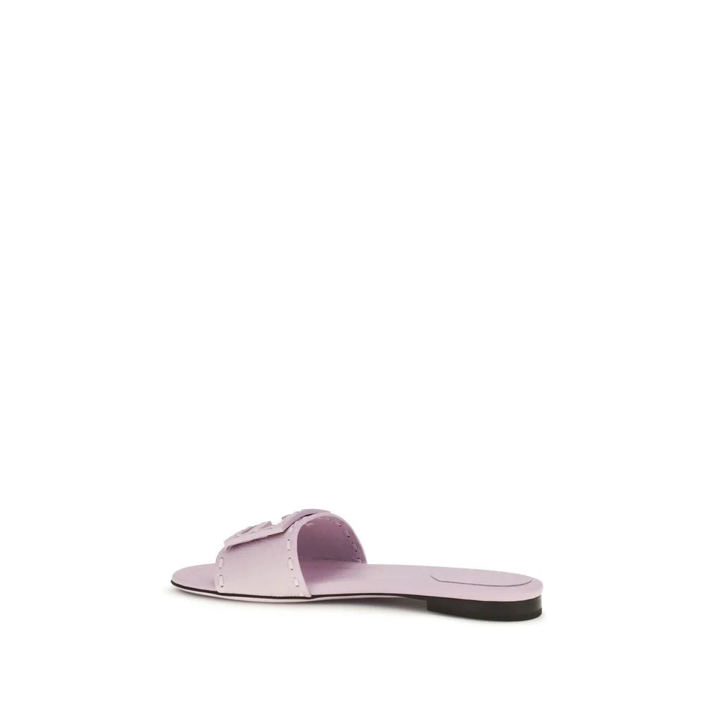 Fendi Multicolor Calf Leather Bos Taurus Sandals