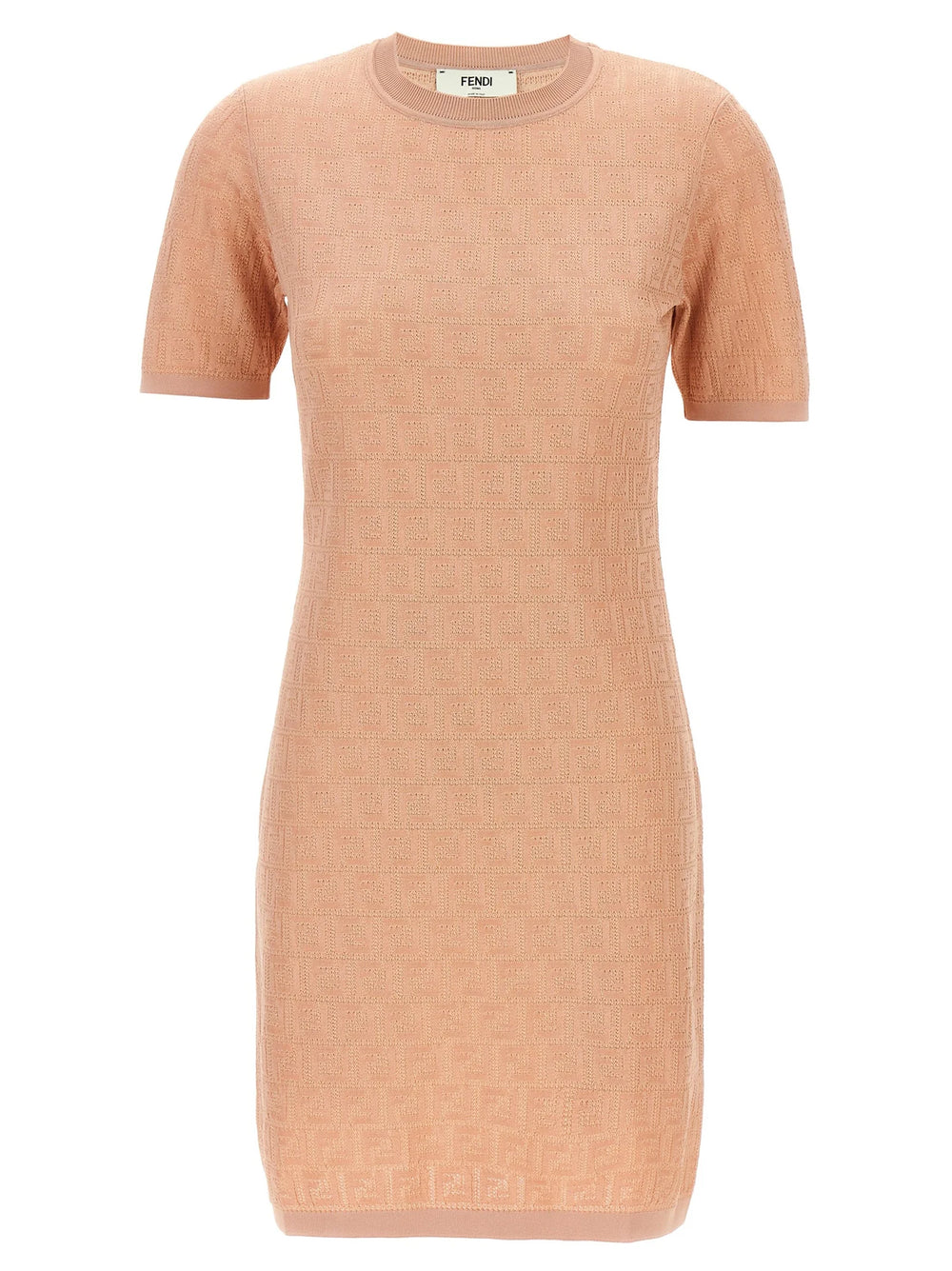 Fendi Multicolor Cotton Short Dress