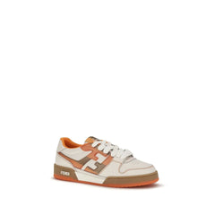 Fendi Multicolor Leather Athletic Sneakers - EU44/US11