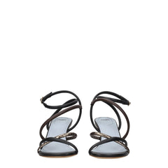 Fendi Multicolor Leather Sandals