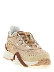 Fendi Multicolor Polyamide Athletic Sneakers - EU36.5/US6.5