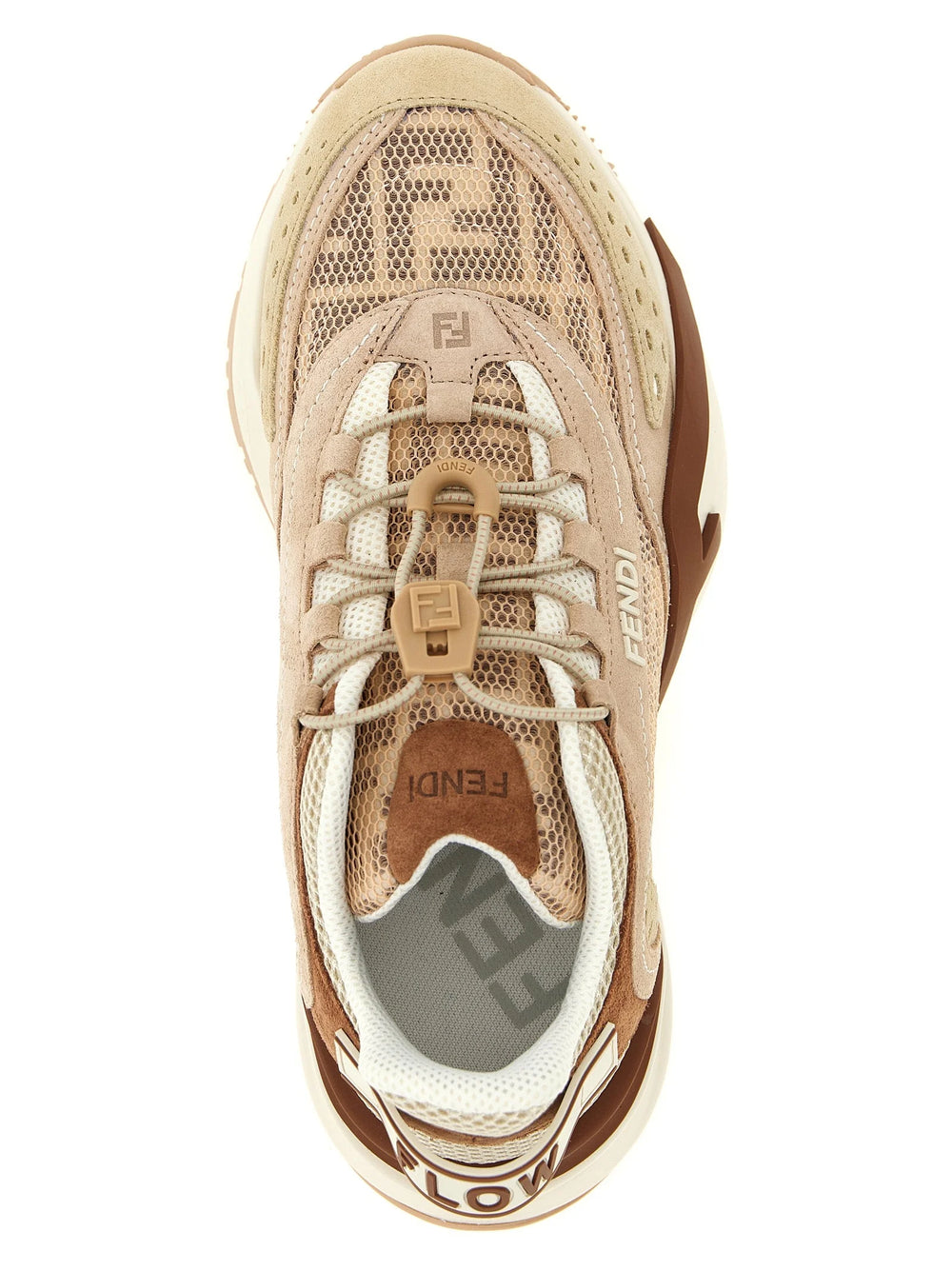Fendi Multicolor Polyamide Athletic Sneakers - EU36.5/US6.5