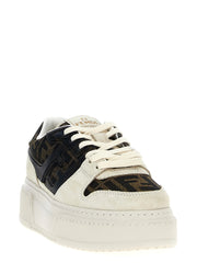 Fendi Multicolor Polyamide Chunky Sneakers - EU38/US8