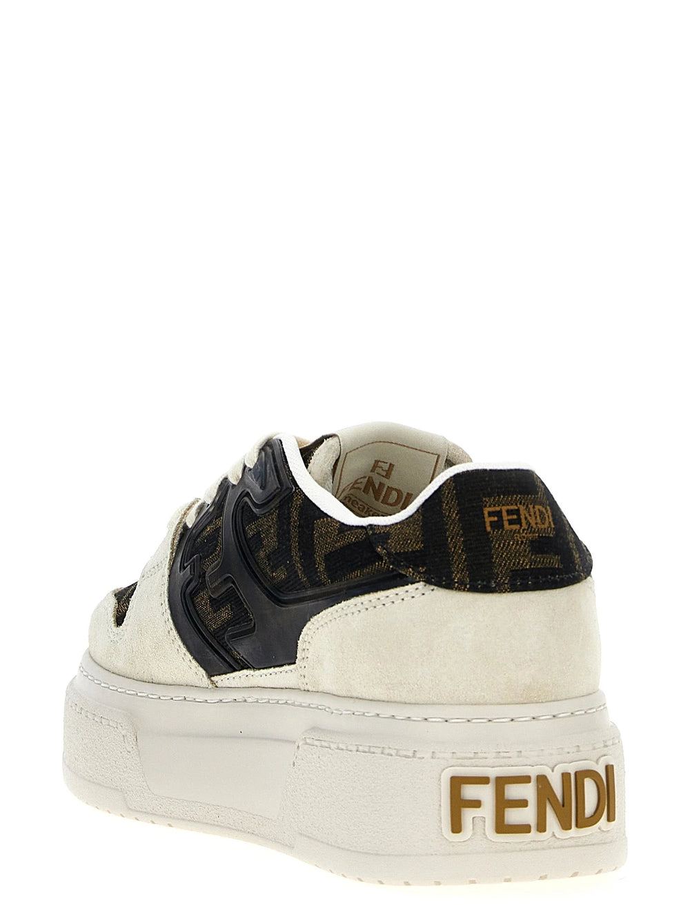 Fendi Multicolor Polyamide Chunky Sneakers - EU38/US8