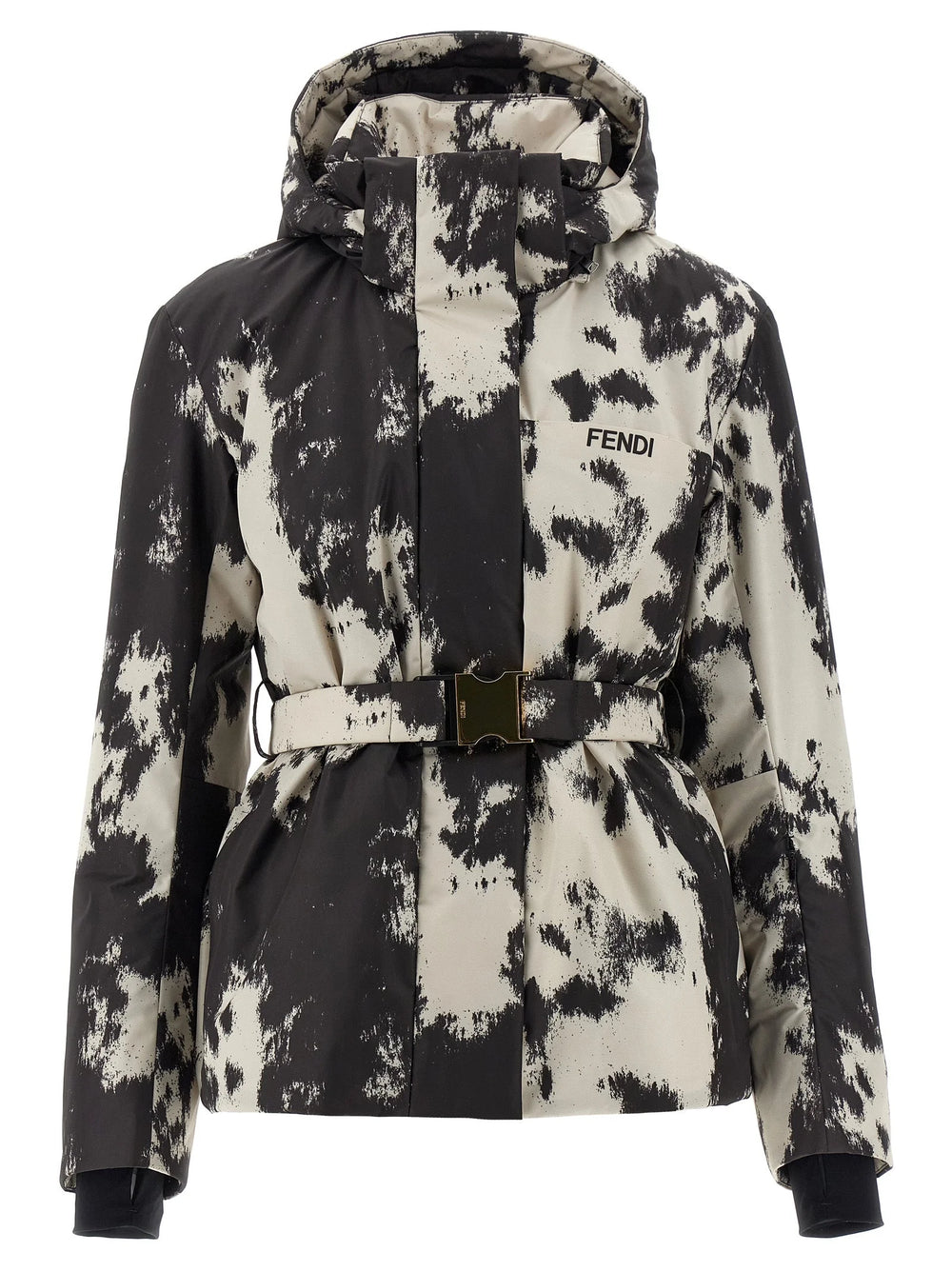 Fendi Multicolor Polyester Shell Jacket - IT42