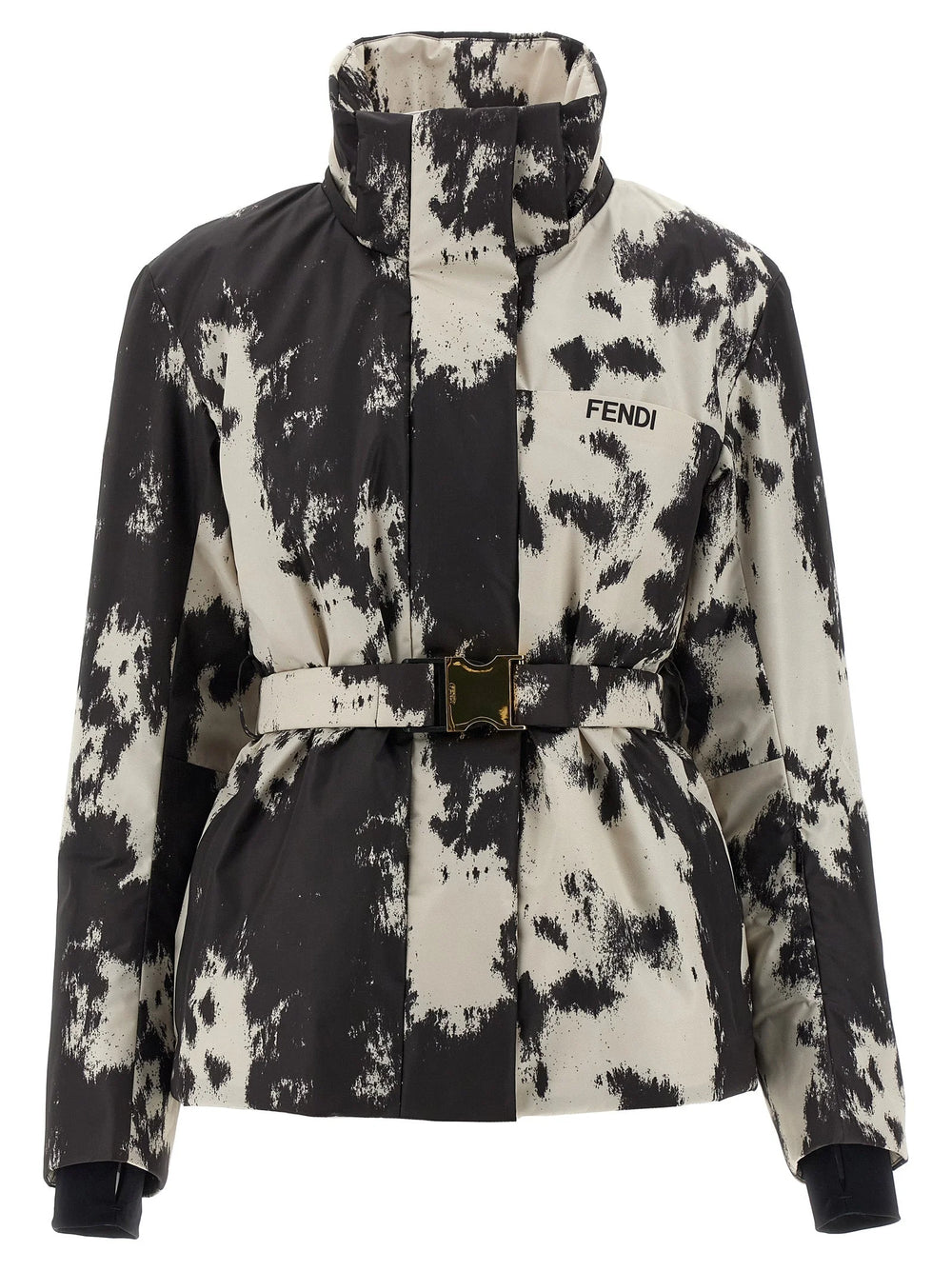 Fendi Multicolor Polyester Shell Jacket - IT42