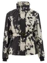 Fendi Multicolor Polyester Shell Jacket - IT42