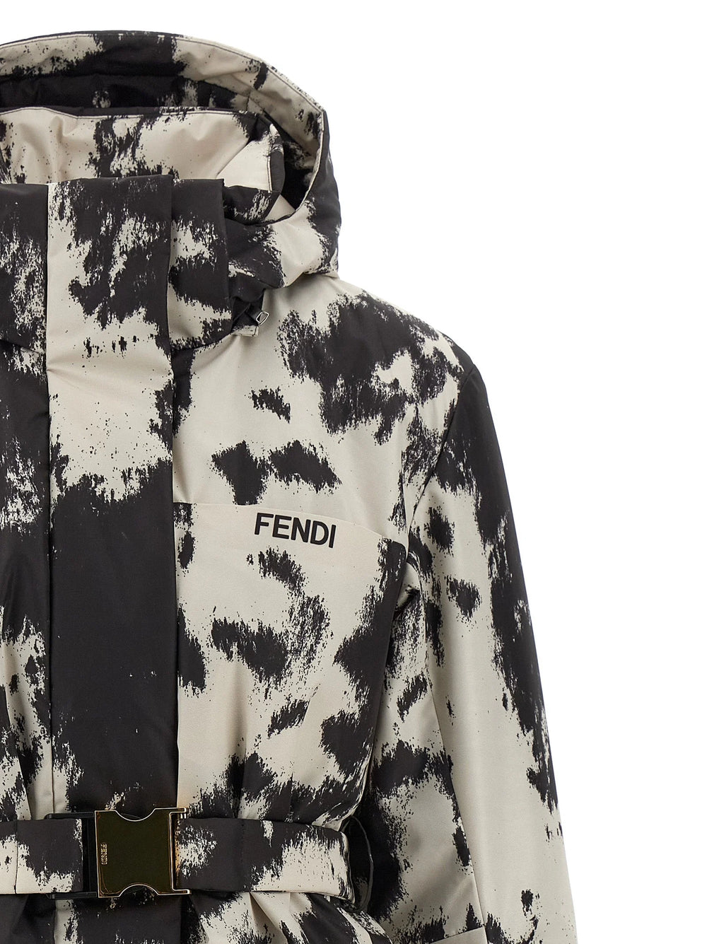 Fendi Multicolor Polyester Shell Jacket - IT42