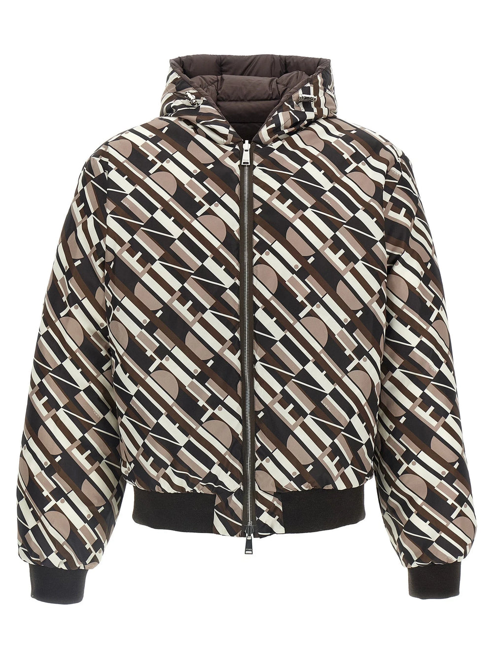 Fendi Multicolor Polyester Shell Jacket - IT52 | XL
