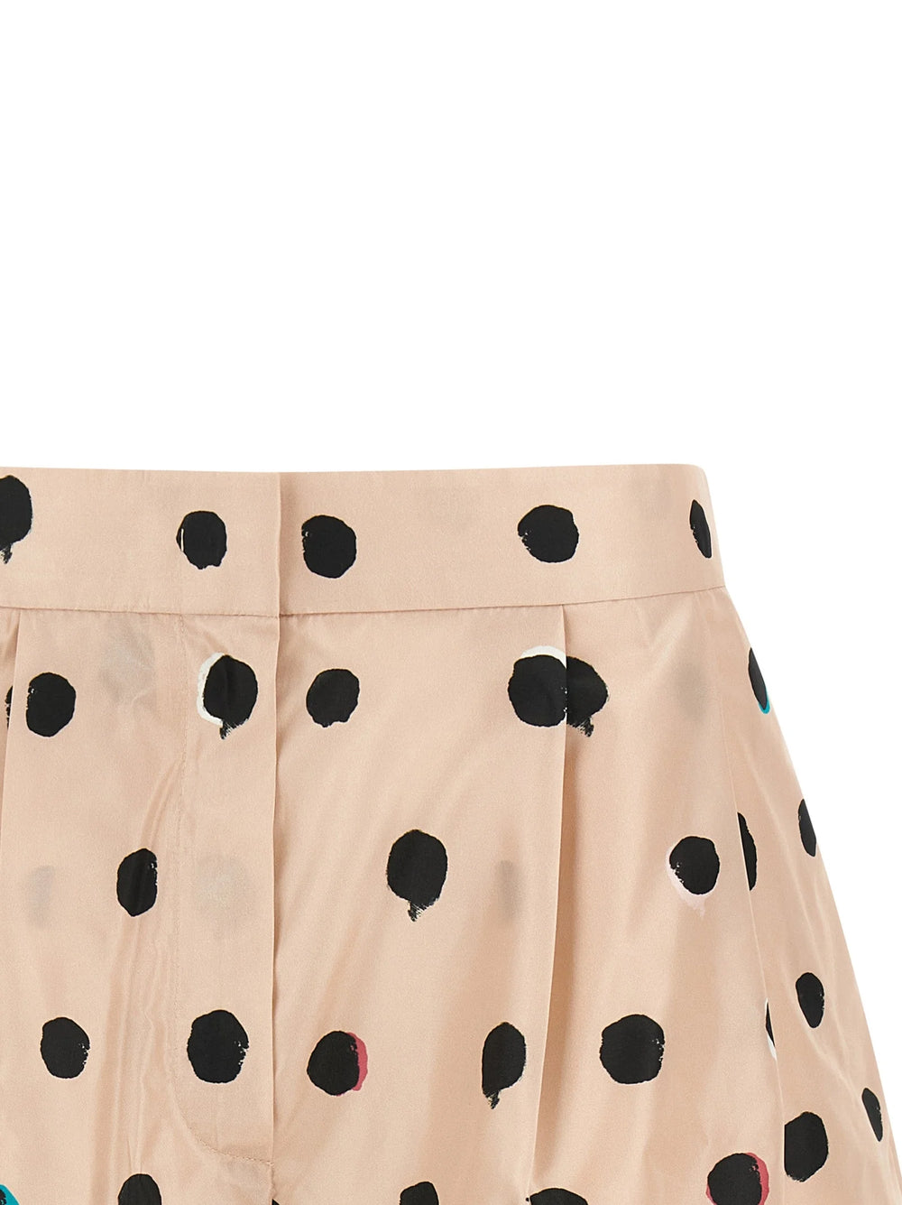 Fendi Multicolor Silk Bermuda Shorts - IT40