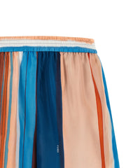 Fendi Multicolor Silk Bermuda Shorts - IT42