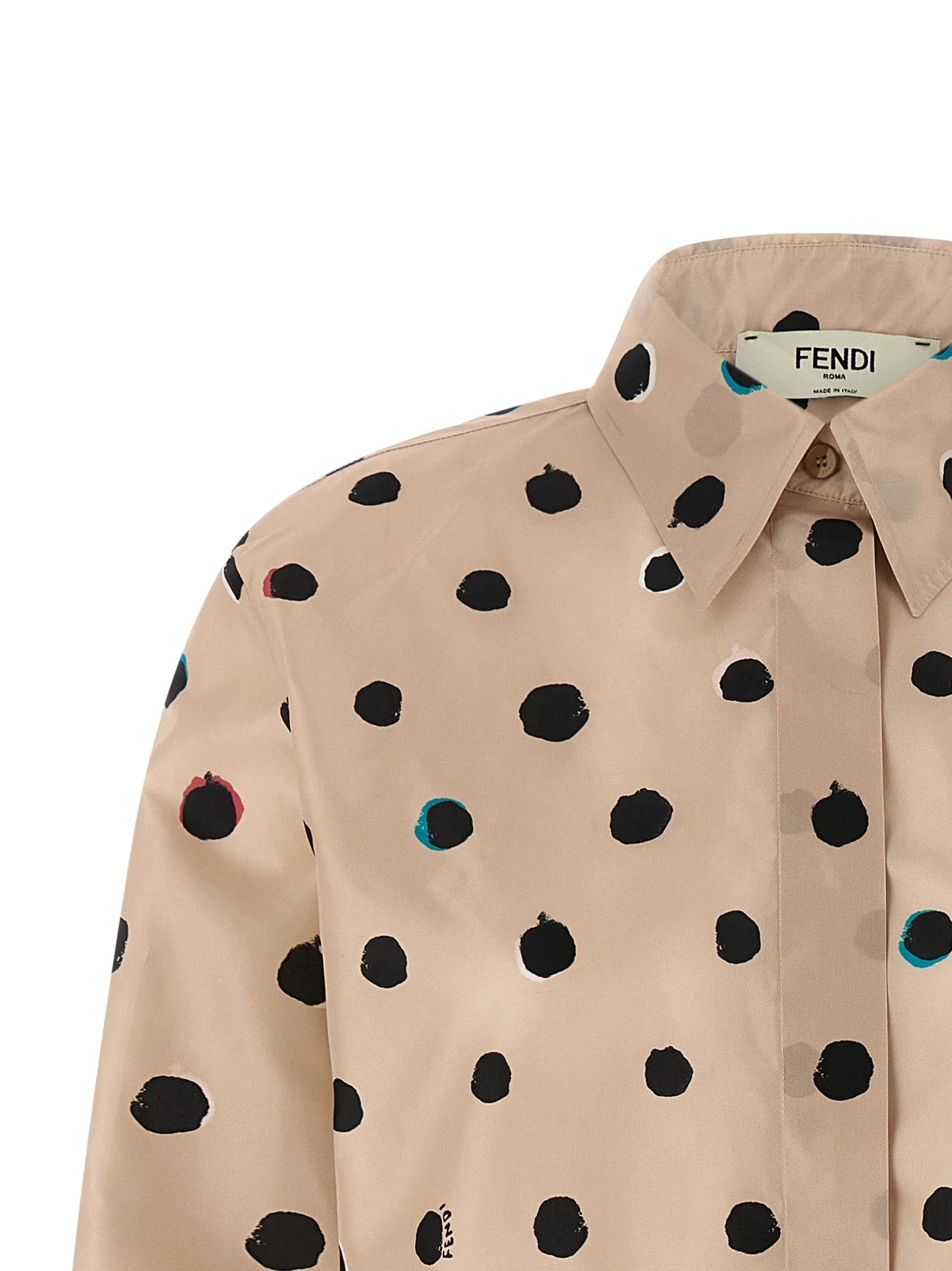 Fendi Multicolor Silk Blouse - IT40