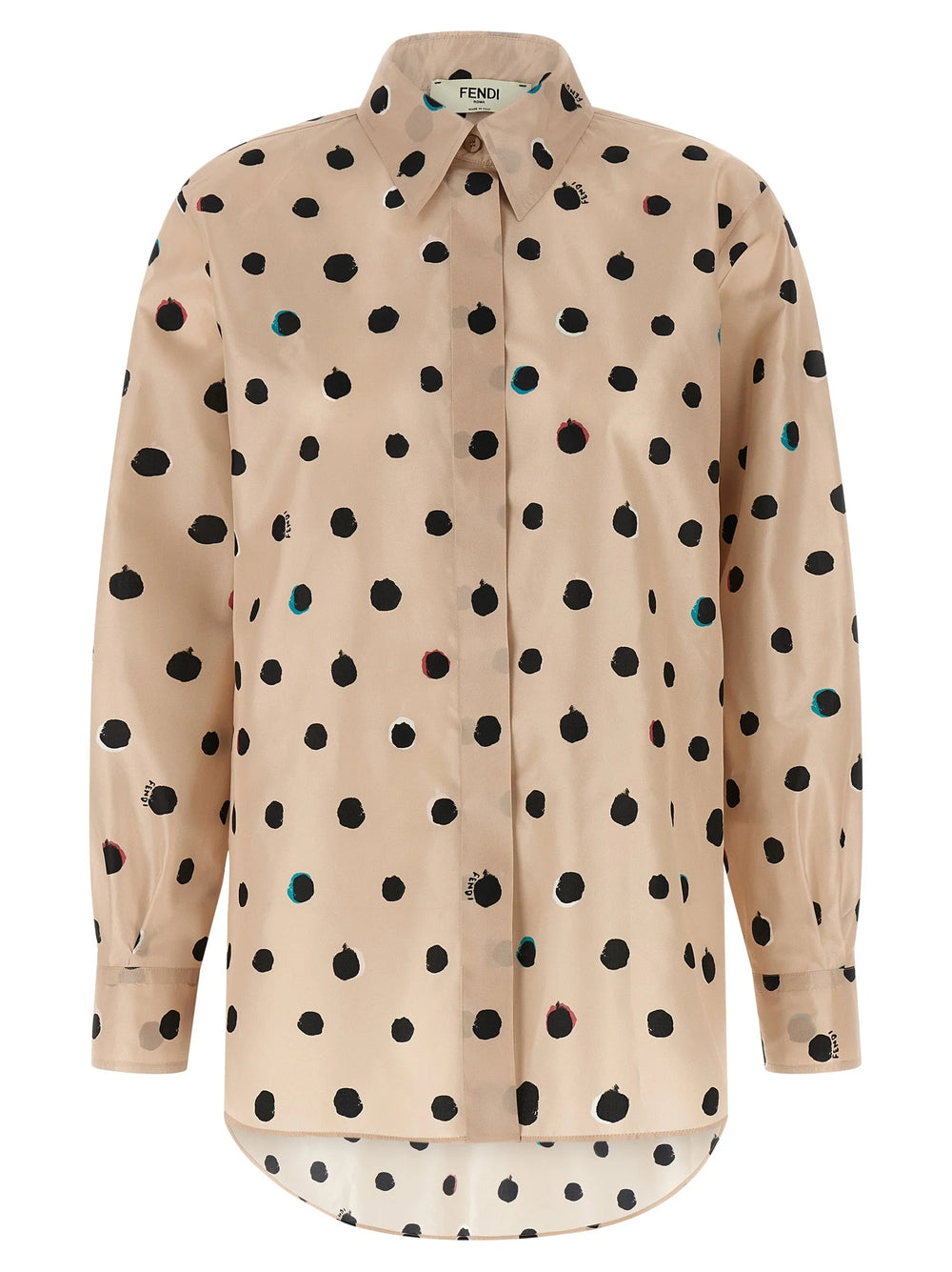Fendi Multicolor Silk Blouse - IT40