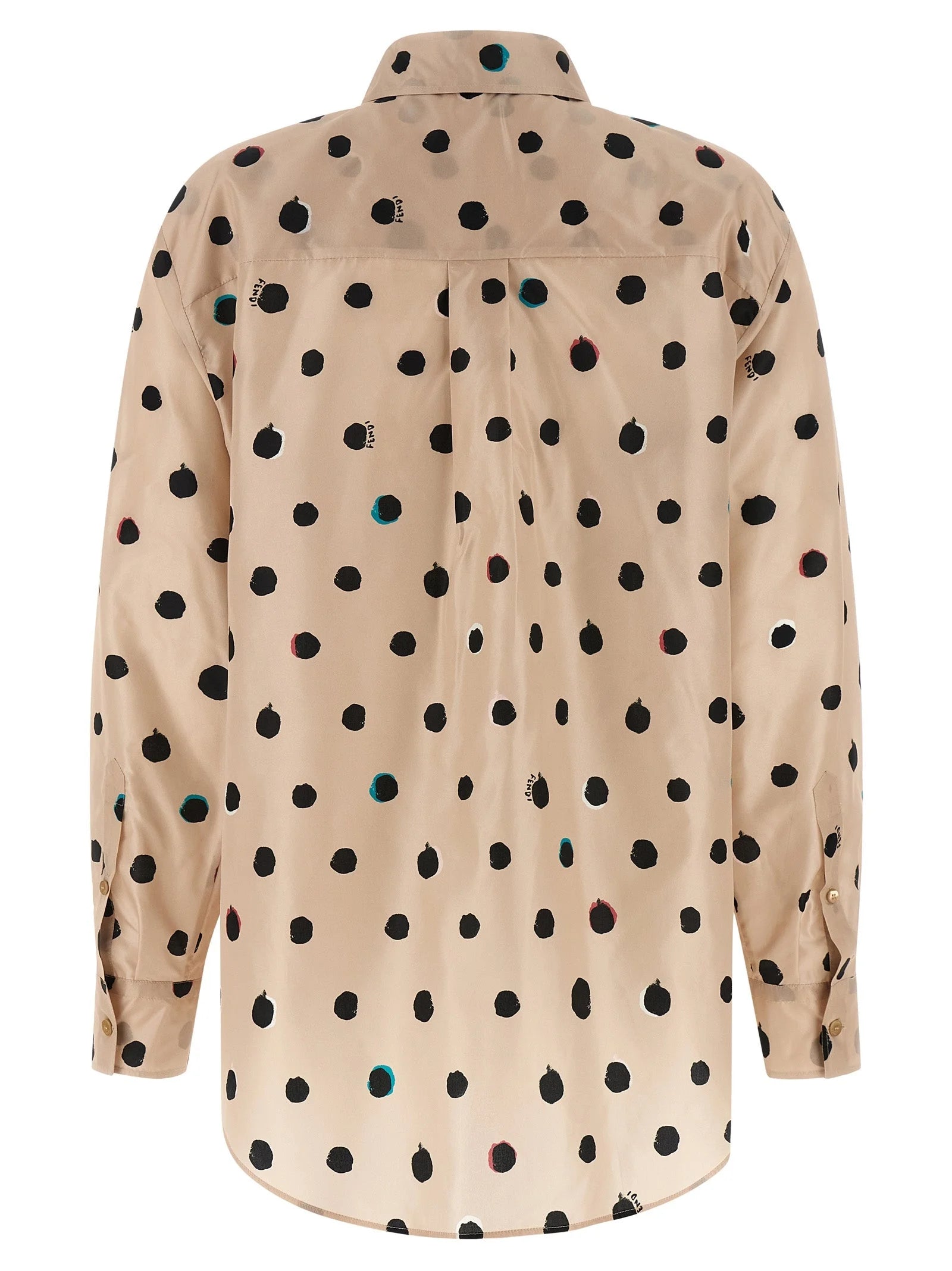 Fendi Multicolor Silk Blouse - IT40