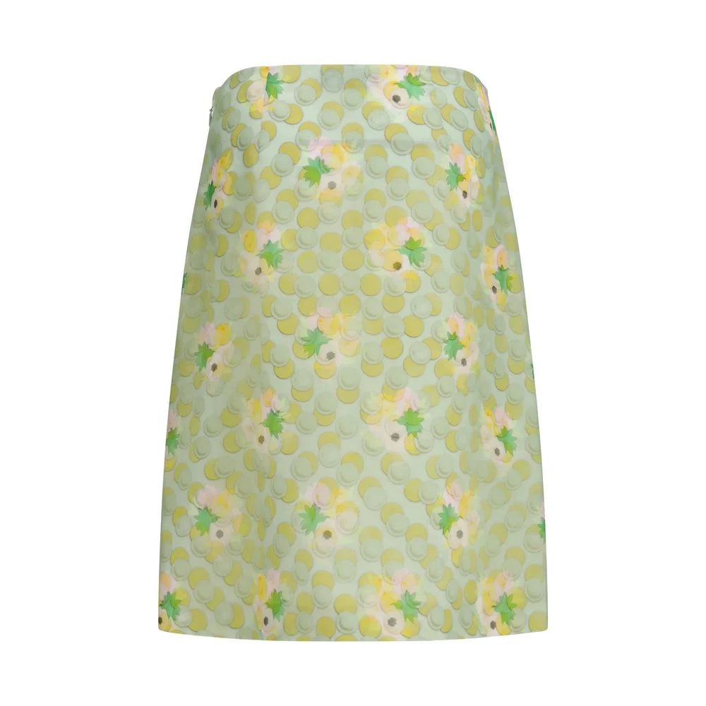 Fendi Multicolor Silk Midi Skirt - IT42 | L