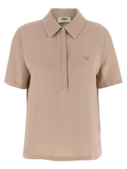 Fendi Multicolor Silk Polo Shirt - IT38